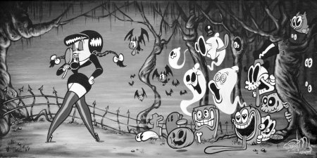 Черно белые мультики