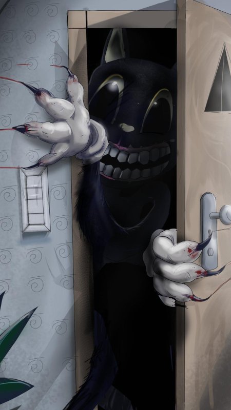 Картун кэт арт хоррор