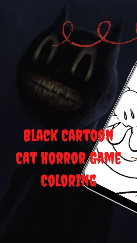 Cartoon cat horror game