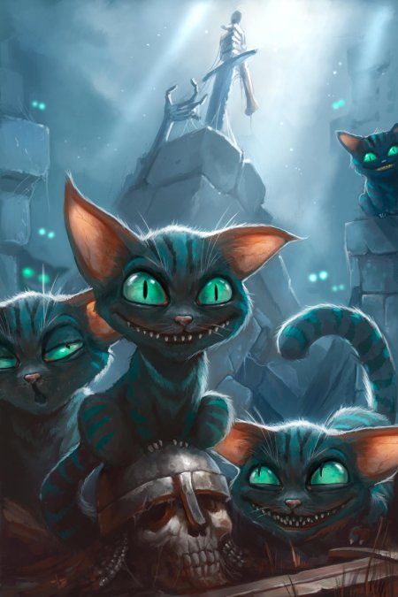 Чеширский кот из алисы в стране чудес