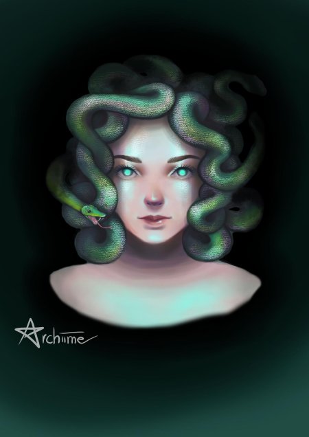 Голова медузы горгоны