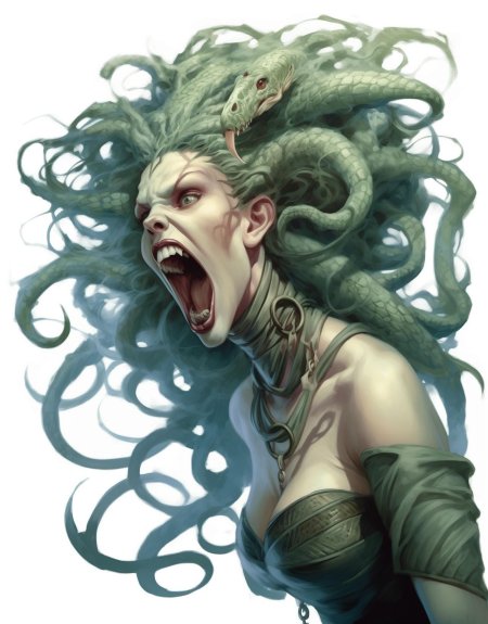 Голова медуза горгона