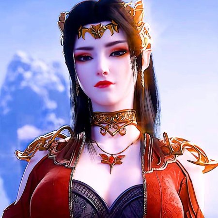 Расколотая битвой синева небес королева медуза