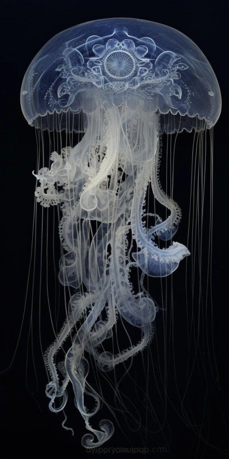 Медуза голубая