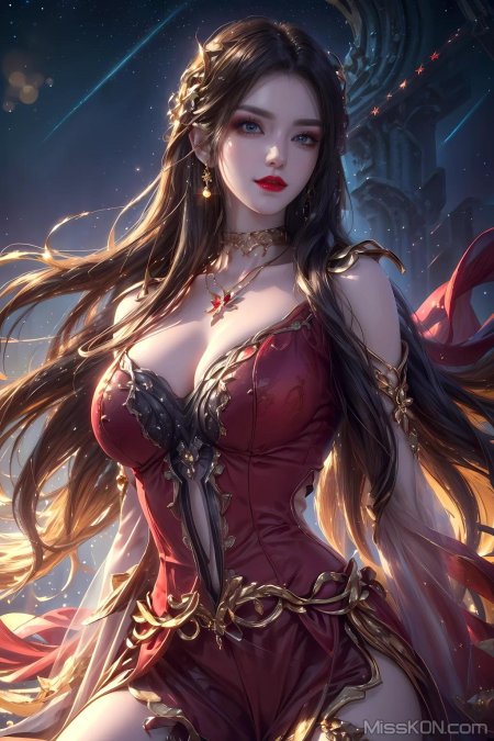 Королева медуза расколотая битвой синева небес