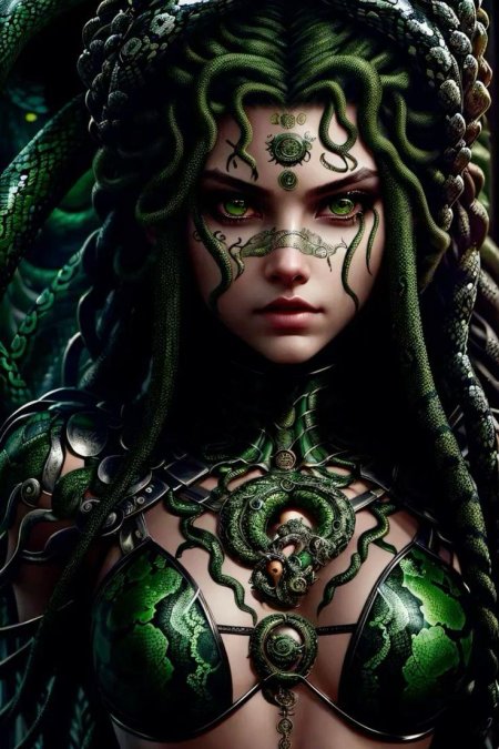 Девушка змей