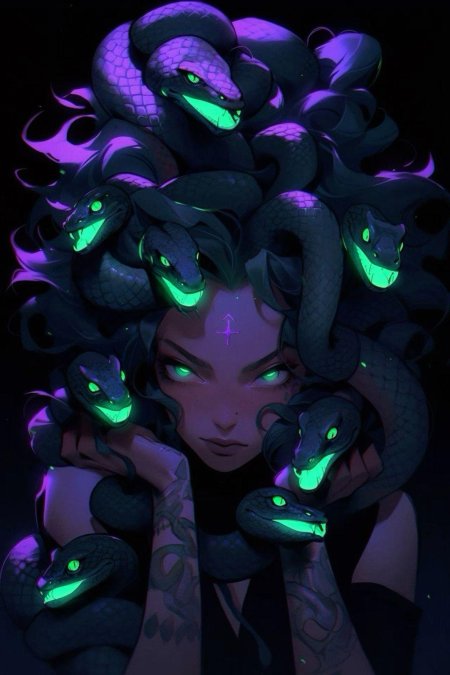 Медуза горгона ламия