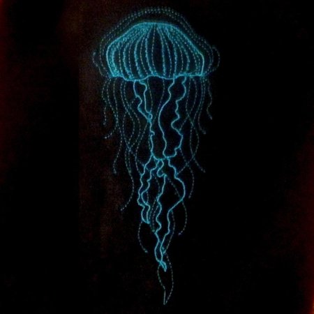 Вышивка медуза