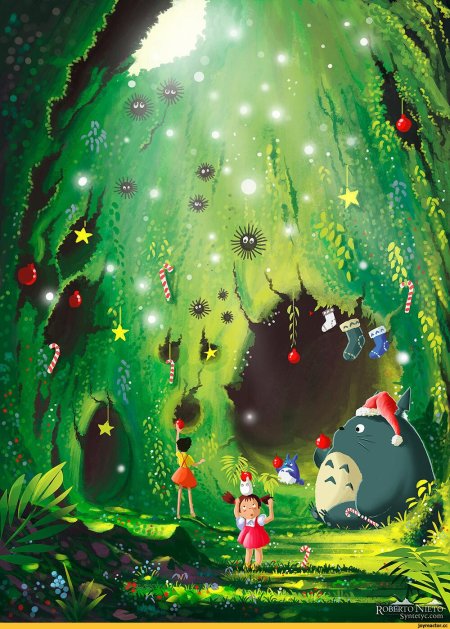 Волшебный лес хаяо миядзаки