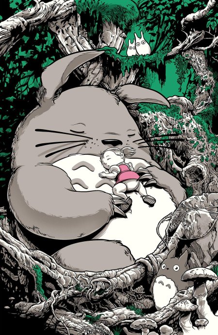 Мой сосед тоторо хаяо миядзаки