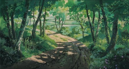Хаяо миядзаки пейзажи