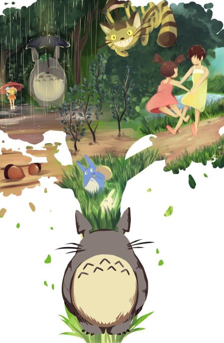 Мой сосед тоторо хаяо миядзаки