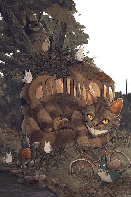 Котобус хаяо миядзаки