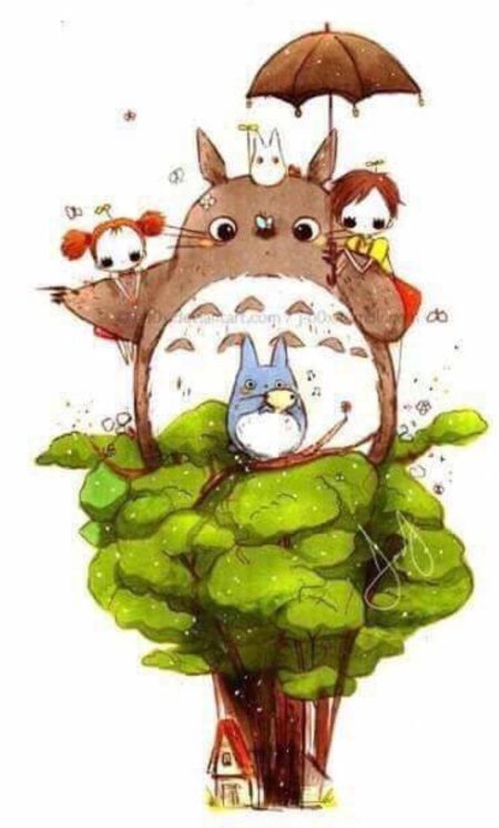 Мой сосед тоторо дерево