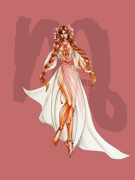 Красивое фентези платье