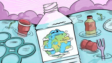 Рисунок на тему загрязнение воды