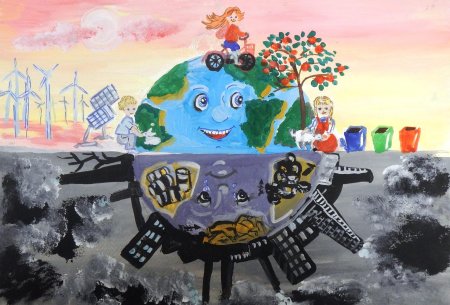 Рисунок на тему сохрани планету