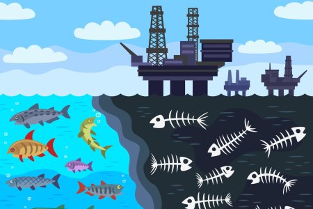 Загрязнение океана для детей