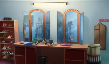 Комната с зеркалом гача лайф фон