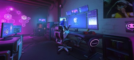 Комната сомбры овервотч