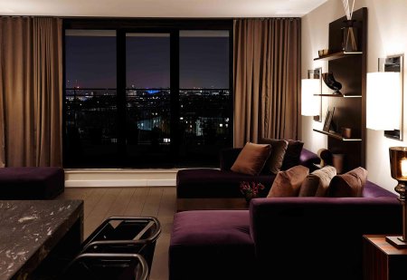 Гостиная в темных ь оах