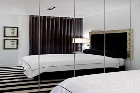 Зеркала в интерьере спальни