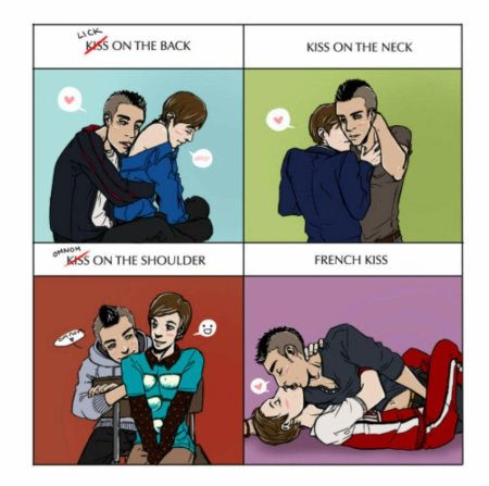 Мем про поцелуй