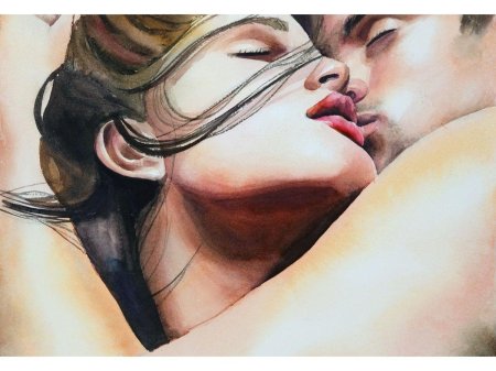 Страстная поцелуй