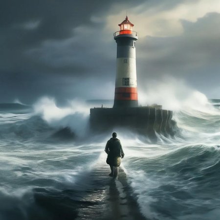 Маяк и шторм