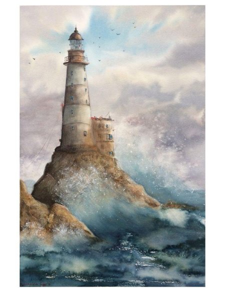 Неаполитанский маяк айвазовский