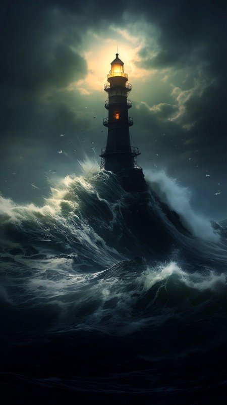 Маяк картина