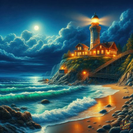 Маяк картина