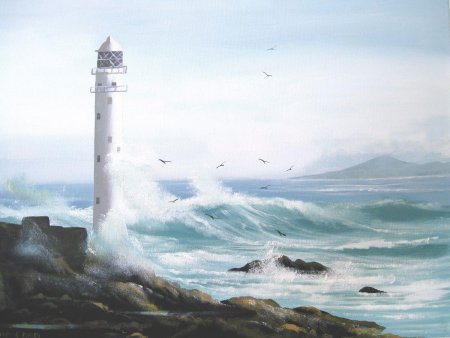 Юшкевич художник маяк море