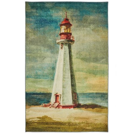 Маяк акварель