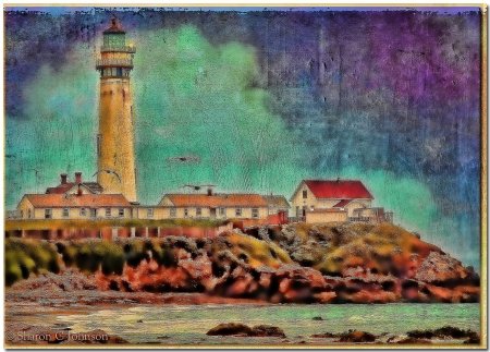 Заброшенный маяк арт