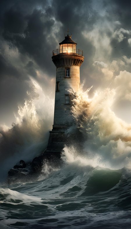 Маяк картина