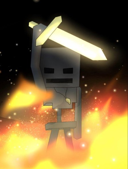 Майнкрафт скелет