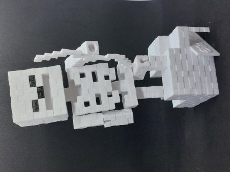 Скелет из майнкрафт