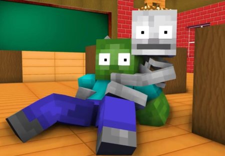 Школа монстров майнкрафт