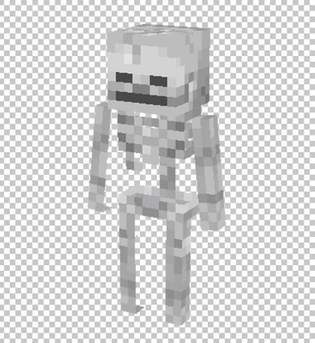 Майнкрафт скелет