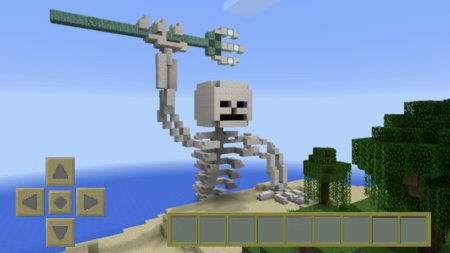 Скелет в майнкрафте