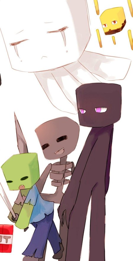 Арты майнкрафт мобы