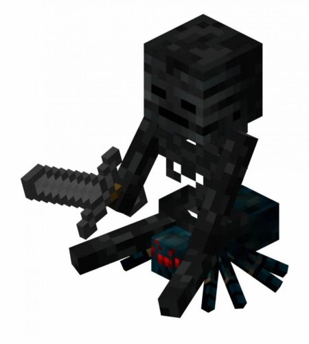 Майнкрафт скелет иссушитель