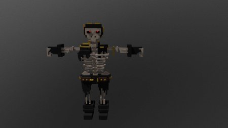 Скин визер скелета