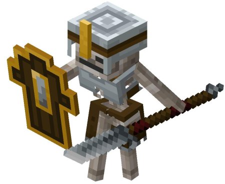 Майнкрафт скелет зимогор