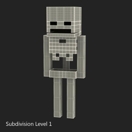 Лицо скелета из майнкрафта