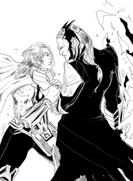 Тор и локи слэш