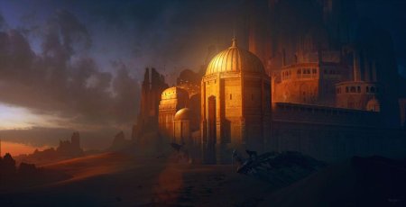 Город в пустыне арт