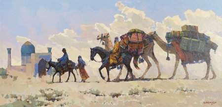 Великий шелковый путь караван узбекистан