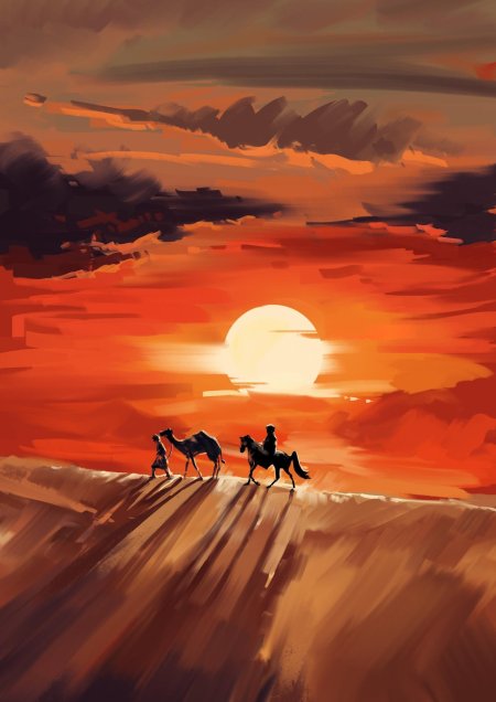 Художник алмамедов пустыня